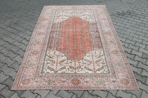 Vintage Turkish Area Rug 