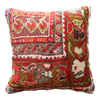 Turkish Vintage  Rug  Pillow - 19.5"x19.5, #140