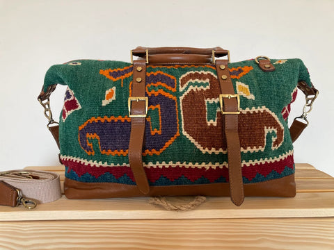 Handmade Kilim Tote Bag #40