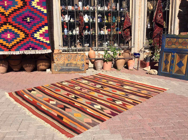 Vintage Turkish Kilim 