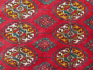 Vintage  Bukhara Rug - 80"x 50" , #364
