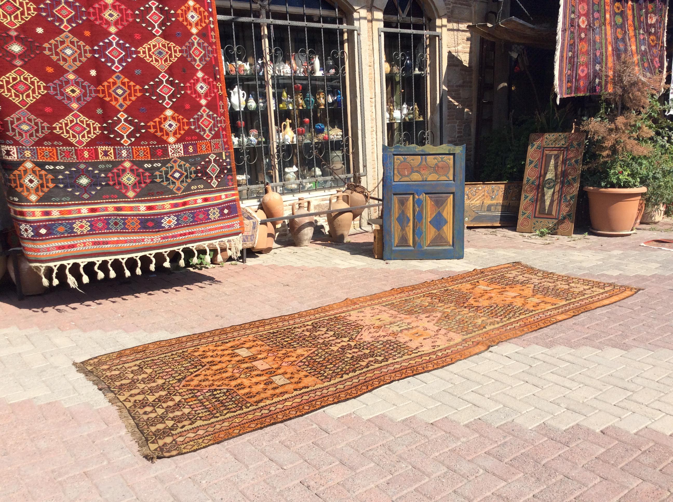 37.5×70 \"Call me” ViNTAGE TURKiSH RUG 37.5×70 