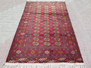 Vintage  Bukhara Rug - 80"x 50" , #364