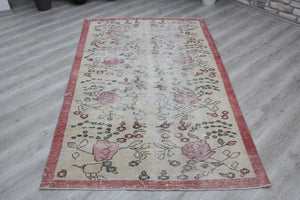 Vintage Turkish Rug - 57" x 94.5" , #412