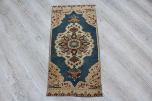 Mini Rug  "Eshta" - 17.5"x 35"  , #533