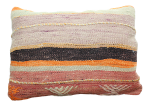 Vintage Kilim Pillow  - 13"x18.5" , #98