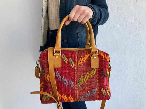 Handmade Kilim Tote Bag #45
