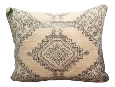 Oushak Rug Pillow 19.5" x 19.5", #70
