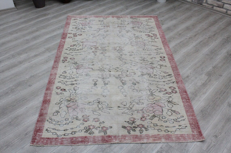 Vintage Turkish Rug - 57.5"x 93" , #392