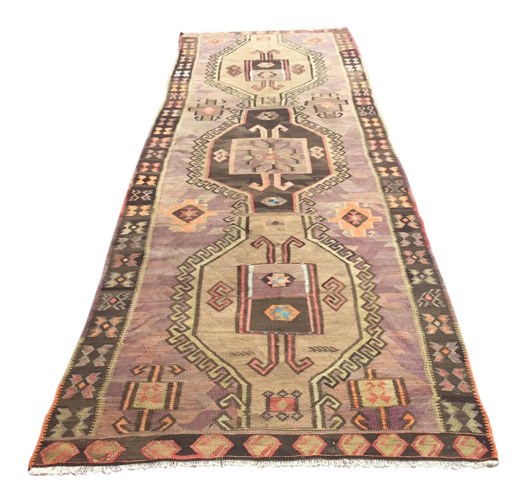 Vintage Turkish Runner Rug - 59