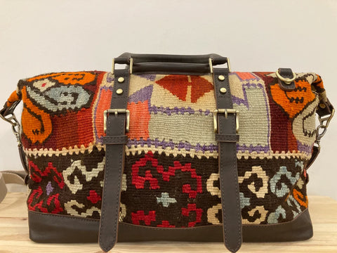 Handmade Kilim Tote Bag #38