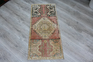 Mini Rug  " Benson" - 17" x 37" , #431
