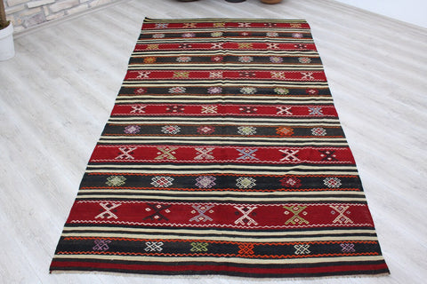 Vintage Turkish Kilim Rug - 57