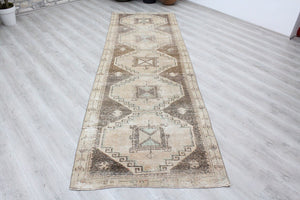 Vintage Turkish Runner Rug - 42"x 130" , #393