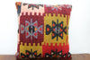 Turkish Kilim Pillow - 16"x16" , #99