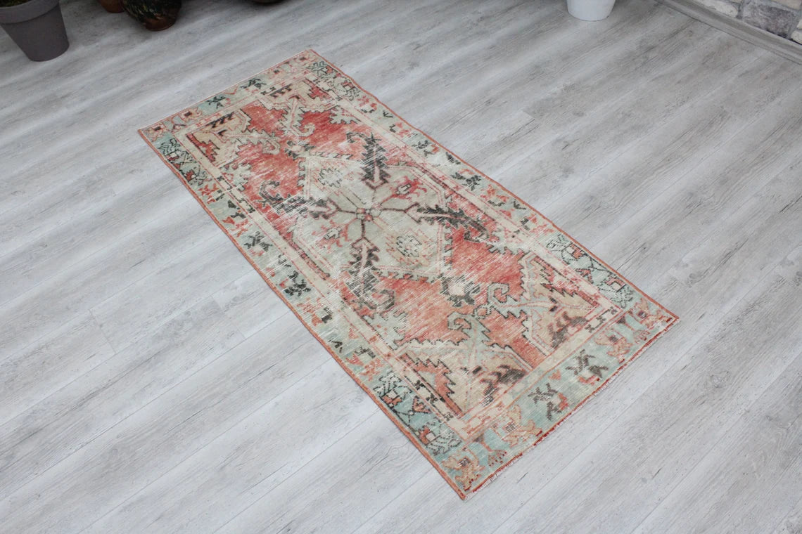 37.5×70 \"Call me” ViNTAGE TURKiSH RUG 37.5×70 