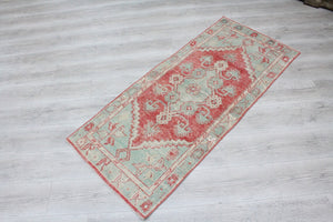 Vintage Mini Rug - 28"x 63" , #405