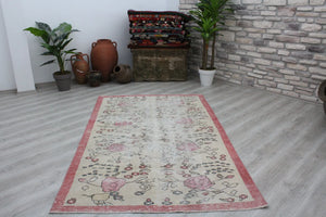 Vintage Turkish Rug - 57" x 94.5" , #412