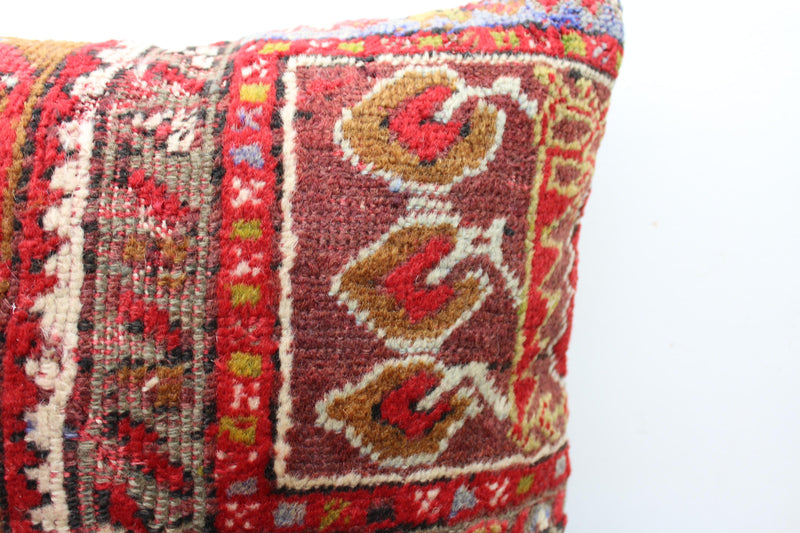 Turkish Rug Pillow - 16"x16", #97