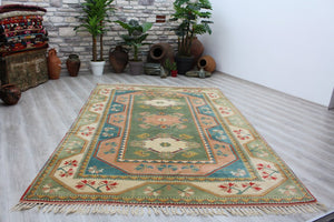 Vintage Turkish Rug - 79.5"x116", #480