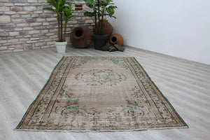 Vintage Turkish Rug - 61" x 103" , #420