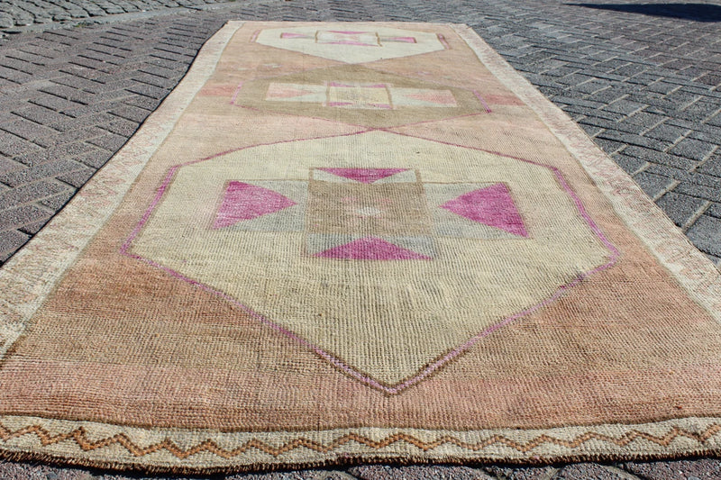 Turkish Runner Rug - 130"x 49.5" , #343