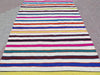 Vintage Striped Kilim  - 96"x 59" , #366