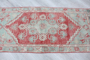 Vintage Mini Rug - 28"x 63" , #405