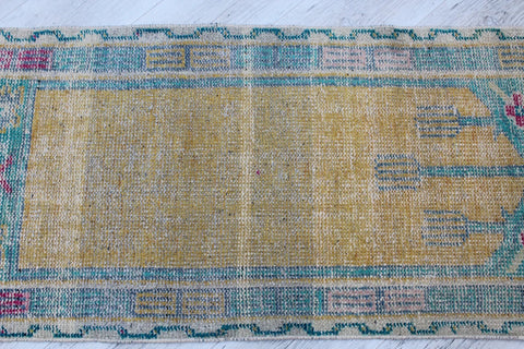 Mini Rug " June"  -  20" x 45" , #552