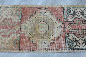 Mini Rug  " Benson" - 17" x 37" , #431