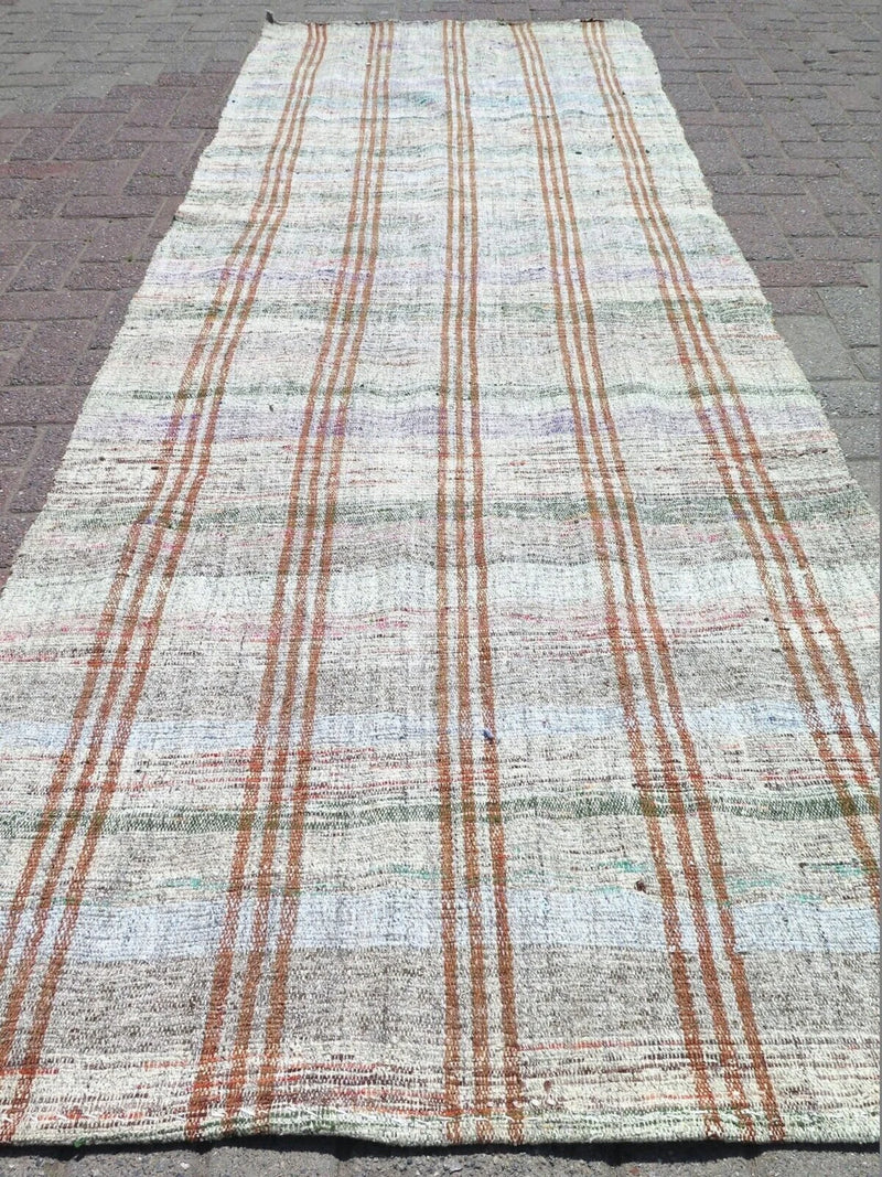 Turkish Kilim Runner - 118"x 42" , #363