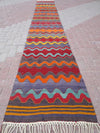 Vintage Turkish Kilim Runner - 188"x 26.5" , #376