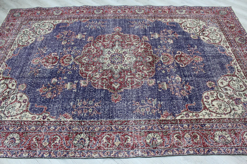 Vintage Turkish Rug - 76"x114" , #501