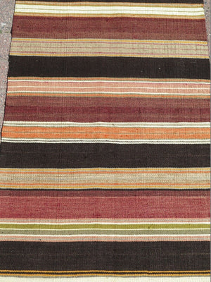 Turkish Kilim  Runner- 25"x 91" , #394