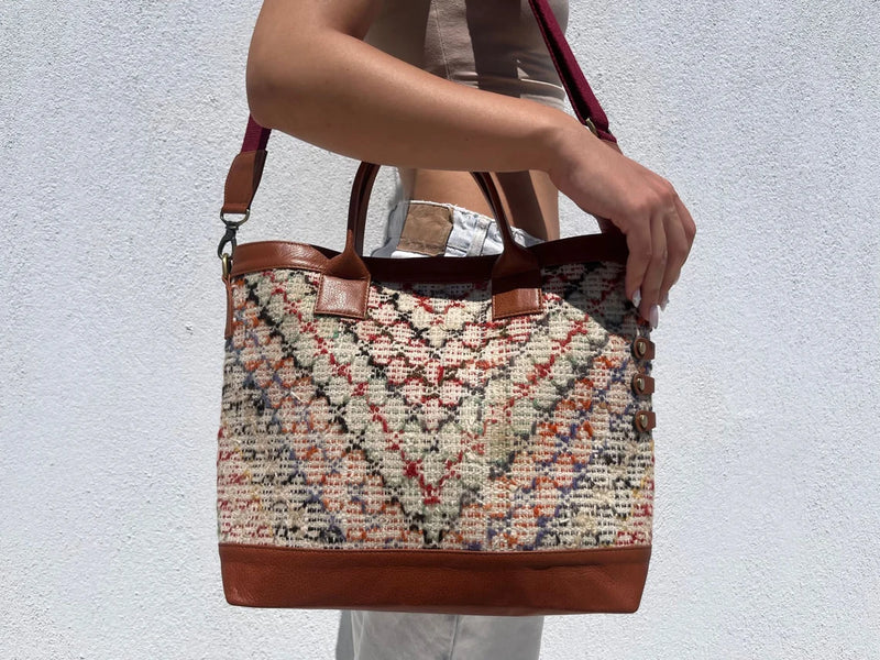 Handmade Kilim Tote Bag #41