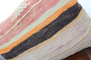 Vintage Kilim Pillow  - 13"x18.5" , #98
