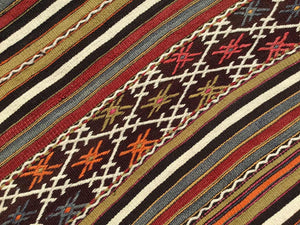 Vintage Turkish Kilim " Wacha" - 60" x 88" #646