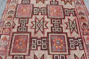 Vintage Turkish Kilim Rug - 104.5"x 42" , #389