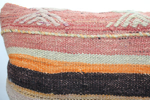 Vintage Kilim Pillow  - 13"x18.5" , #98