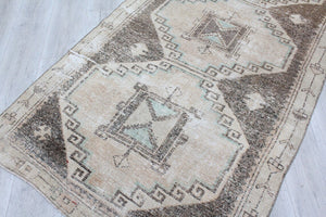 Vintage Turkish Runner Rug - 42"x 130" , #393