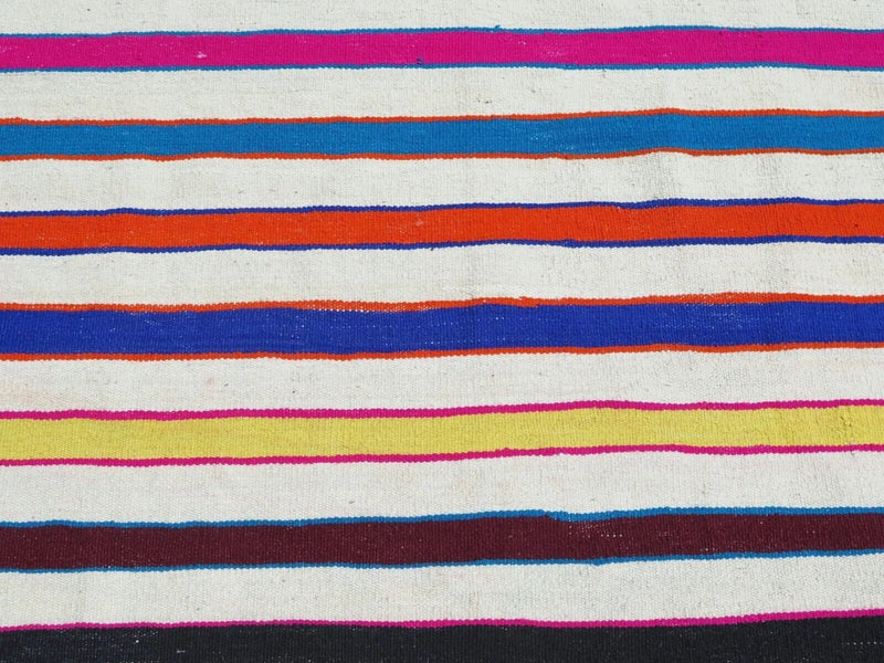 Vintage Striped Kilim  - 96"x 59" , #366