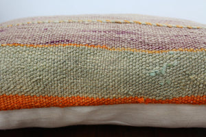 Vintage Kilim Pillow  - 13"x18.5" , #98