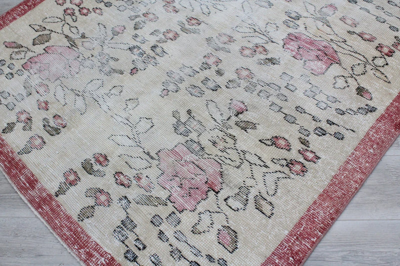 Vintage Turkish Rug - 57" x 94.5" , #412