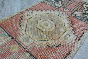 Mini Rug  " Benson" - 17" x 37" , #431
