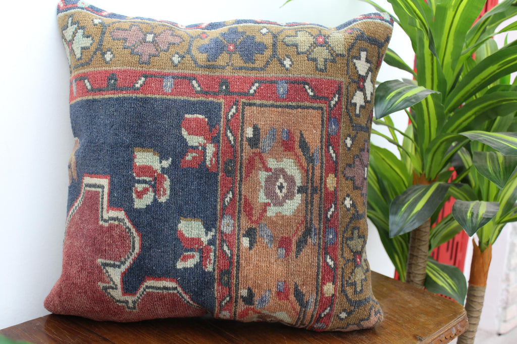 Turkish Rug  Pillow - 20”x20", #109