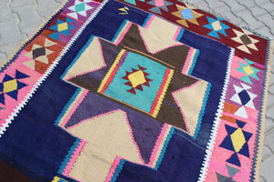 Turkish Kilim Runner - 56.5" x 143.5" , #455