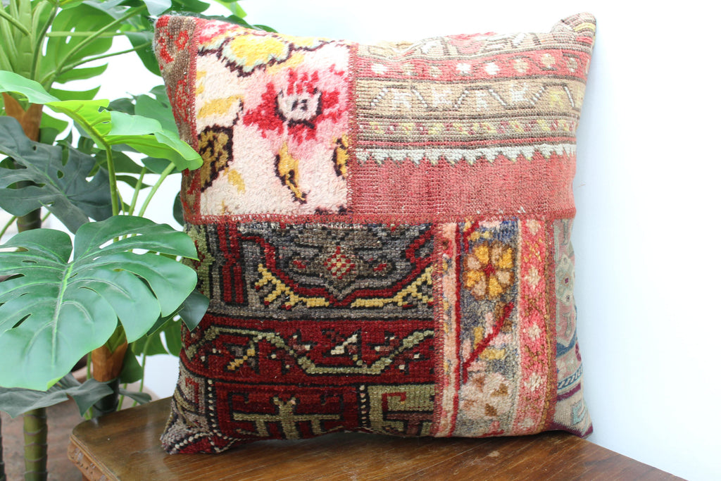 Turkish Rug Pillow  - 19.5"x19.5" #126