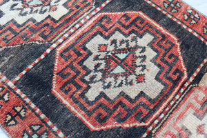 Turkish Vintage Rug 19.5" x 42", #425