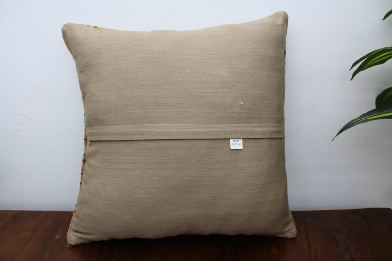 Vintage Rug  Pillow - 18.5"x18.5", #145
