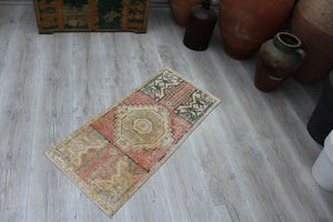 Mini Rug  " Benson" - 17" x 37" , #431